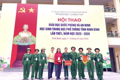 Dấu ấn từ Hội thao Quốc phòng – An ninh năm 2026 của Trường THPT Vũ Duy Thanh