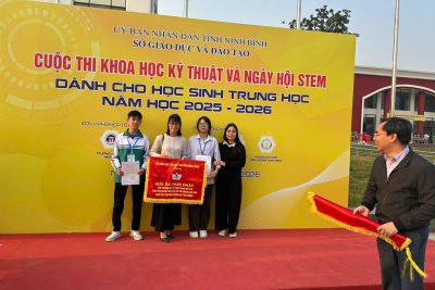 Học sinh Trường THPT Vũ Duy Thanh đạt Giải Xuất sắc cấp tỉnh lĩnh vực STEM